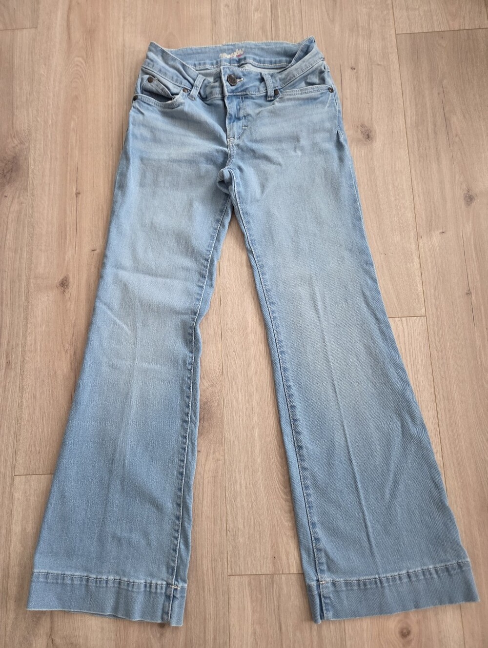 Wrangler Light Blue Wide Leg Jeans